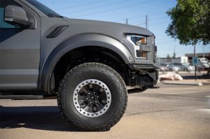 Ford F-150 Raptor Front Bumper - Addictive Desert Designs - ADD PRO Bolt-On - Hammer Black with Satin Black Panels - `17-`19 Ford F-150 Raptor Front Bumper - Addictive Desert Designs - ADD PRO Bolt-On - Hammer Black with Satin Black Panels - `17-`19